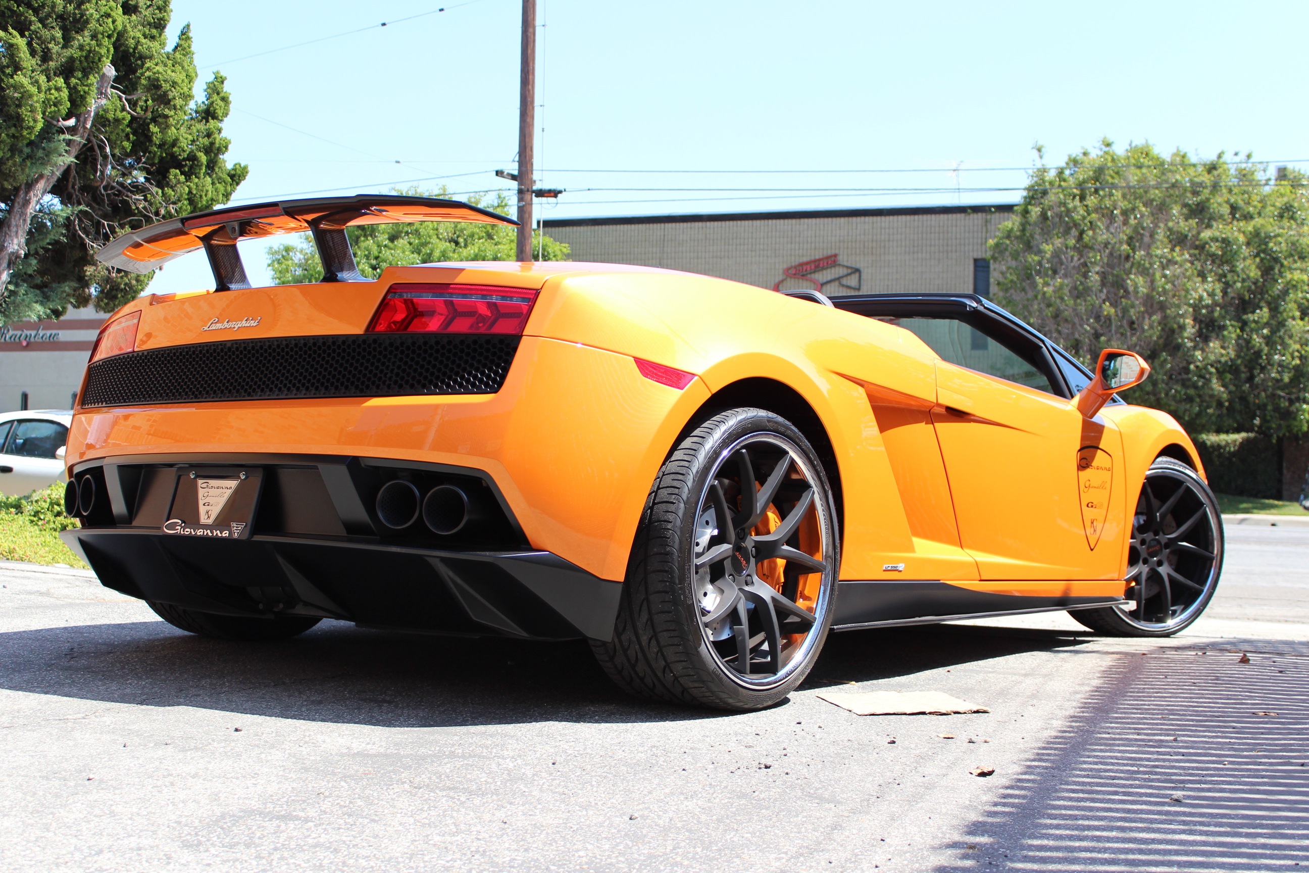Giovanna Monza Black on Lamborghini Gallardo
